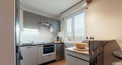 Appartement 'Les CĂšdres Bleus' avec vue sur la montagne et balcon