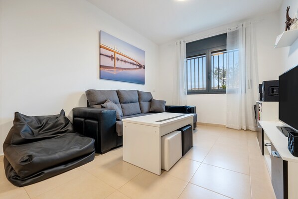 TV, video games, DVD player, stereo