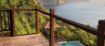 Moringa Villa- Top Room- Pitons View. Luxury Villa Perfect for Romantic Getaways