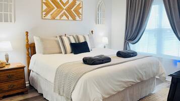 2 bedrooms, iron/ironing board, travel crib, free WiFi