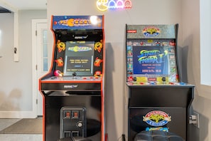 Game room - OMG! 3 Houses,10 Acres, Pickleball, Pool, Hot Tub,10 miles to Hunter Mountain   (Catskill)