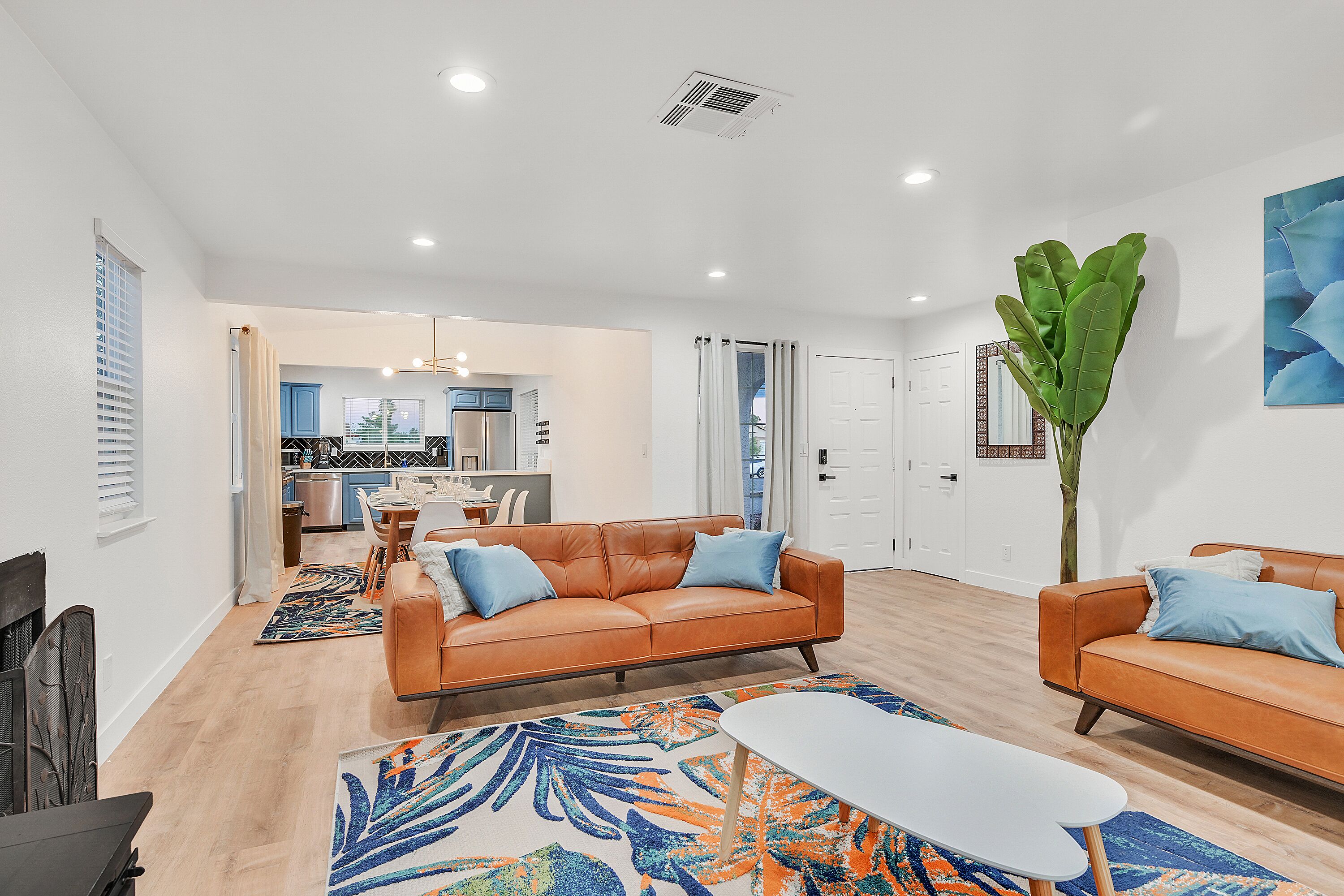 Villa | Living area | 42-inch Smart TV with cable channels