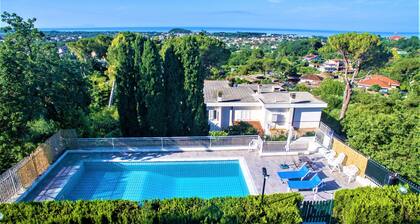 Villa Panoramique avec Jardin et Piscine Ă Minturno
