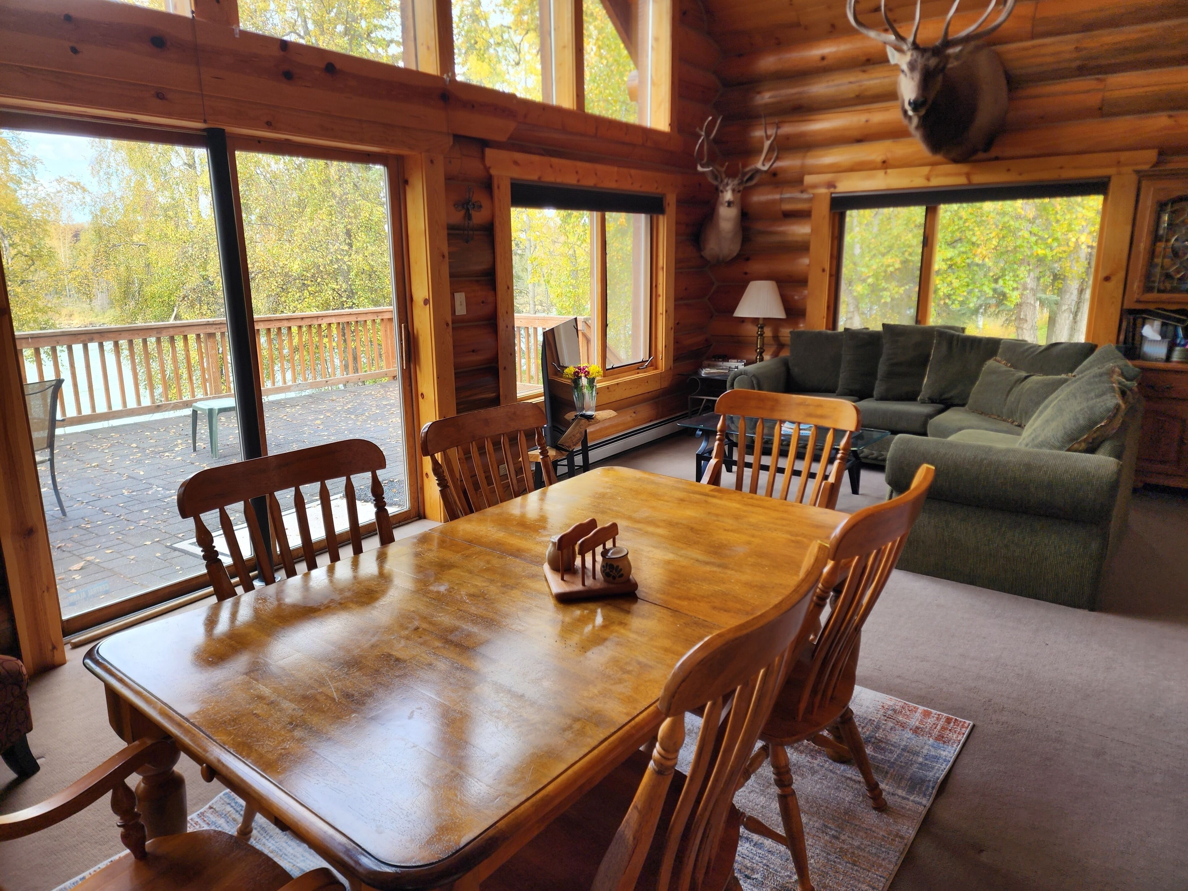 Close To Soldotna, Large Home On The Kenai River.  Sleeps 15, 7 Bedrooms, 6 Bath - キーナイ, AK