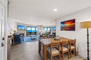 TV, fireplace, stereo