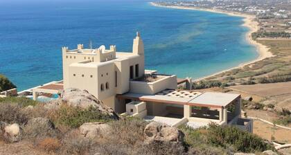 Tower Resort 14 pax Naxos island - The luxury of touching the Aegean Sunset