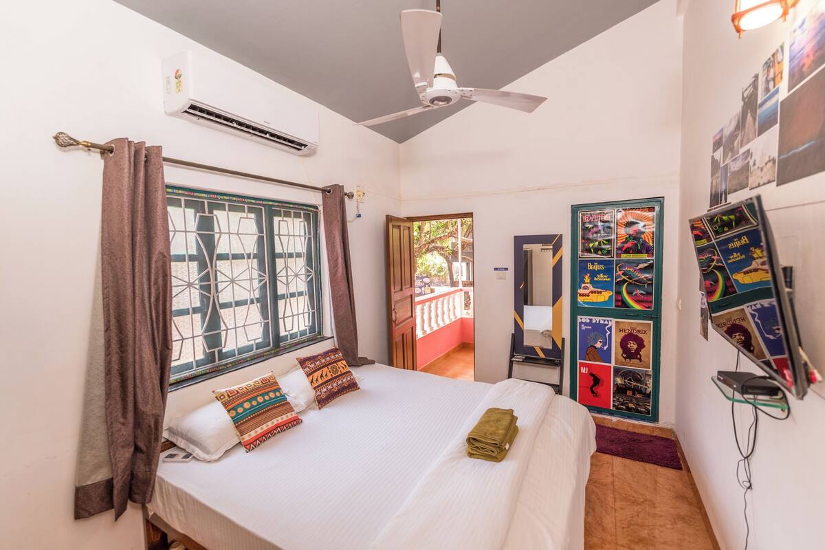 Kamar Khas, balkon | Wi-Fi gratis dan seprai linen