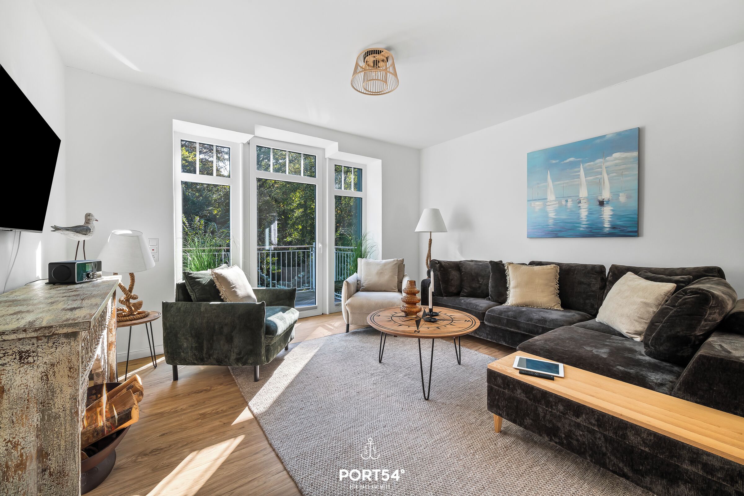 Fernseher, Stereoanlage