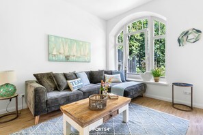 TV, stereo - Seepferdchen- Terrasse mit Blick ins Grüne & Platz für 6 Personen auf 120 m² (Hedwigenkoog)