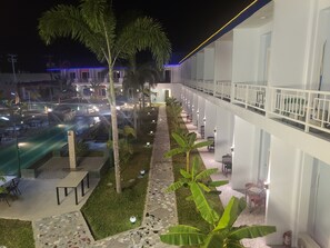 3 outdoor pools, open 8:00 AM to 11:00 AM, pool umbrellas, pool loungers - Blue Hotel & Resort (Porac)
