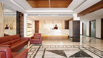 Sala de estar en el lobby