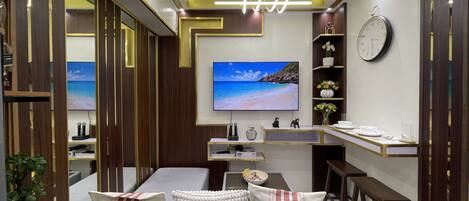 Condo Premium, 2 habitaciones, para no fumadores, vista a la bahía | Sábanas de algodón egipcio y ropa de cama de alta calidad