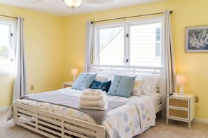 2 bedrooms, iron/ironing board, travel crib, WiFi