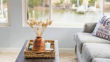 TV, fireplace, offices