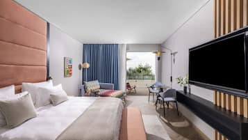 Exclusive-Doppelzimmer, 1 King-Bett | Zimmersafe, Schreibtisch, kostenloses WLAN, Bettwäsche