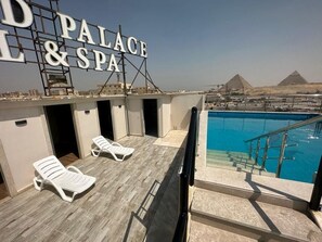 Seasonal outdoor pool, pool cabanas (surcharge), pool umbrellas - VIP Al Fouad pyramids & spa (Giza)