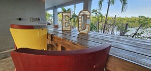 Outdoor dining - The Everglades House (Ochopee)