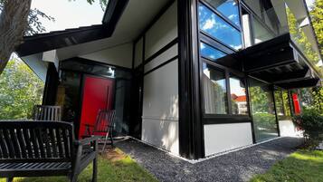 Apartment, 2 Schlafzimmer, Terrasse, Gartenblick | Blick von der Unterkunft