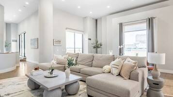 Smart TV, foosball, books