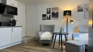 Apartment, 1 Schlafzimmer, Gartenblick | Wohnzimmer
