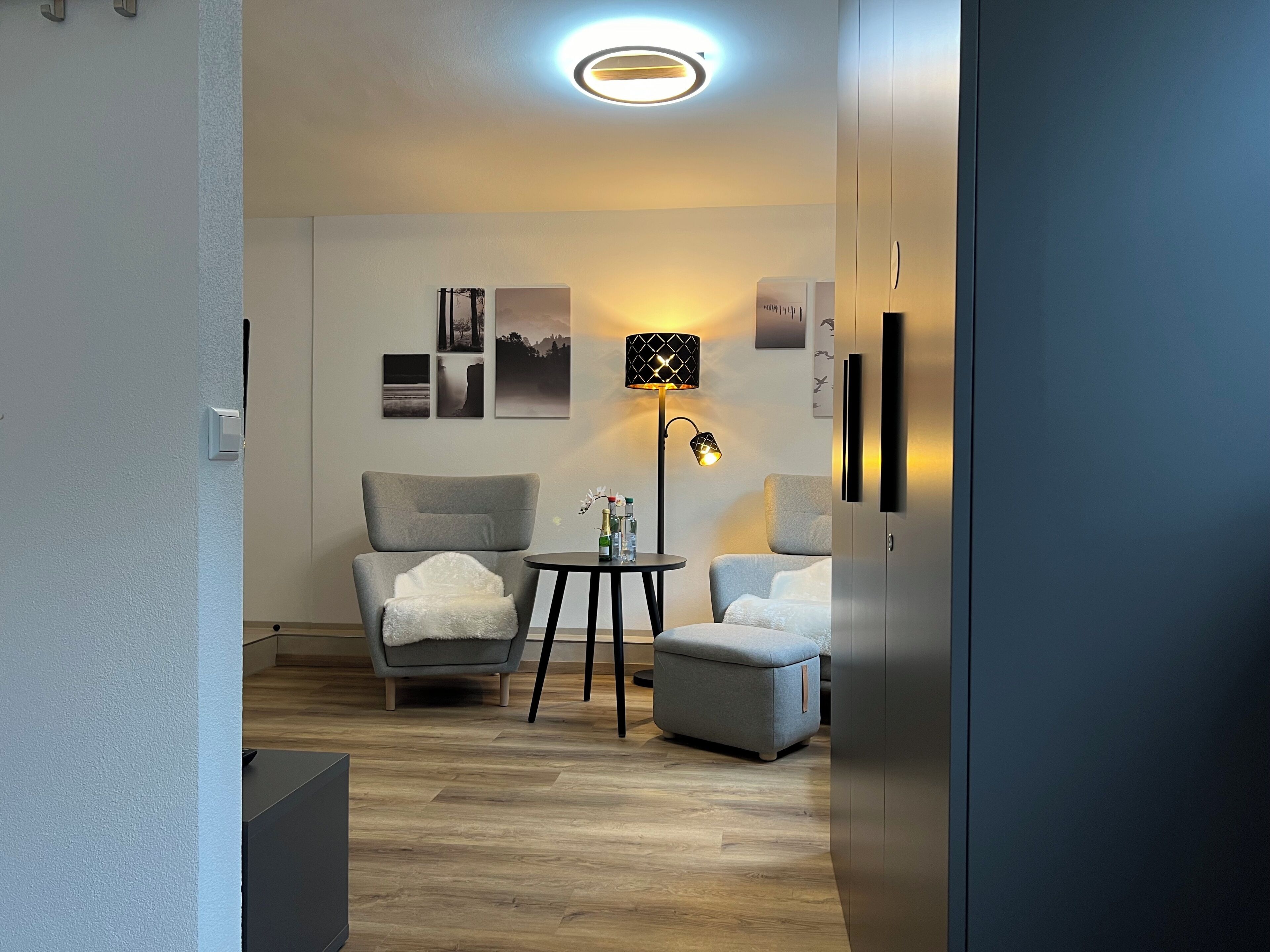 Apartamento, 1 quarto, vista para o jardim | Sala de estar