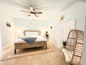 2 bedrooms, iron/ironing board, free WiFi, bed sheets