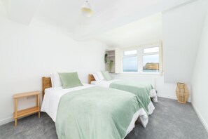 3 bedrooms, iron/ironing board, travel cot, WiFi