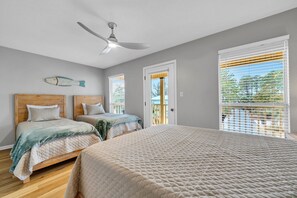 2 chambres, fer et planche à repasser, accès au Wi-Fi (inclus)