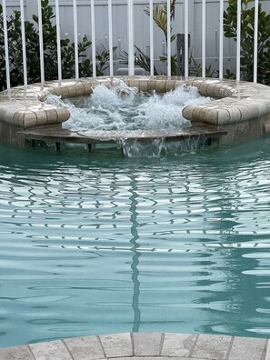 A heated pool - Luxury Beach Home, steps from Beautiful White Sandy Belleair Beach (Belleair Beach)