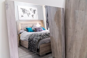 2 habitaciones, wifi gratis y ropa de cama 