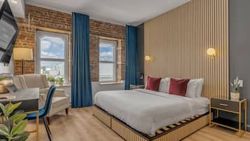 1 habitación, tabla de planchar con plancha, wifi y ropa de cama