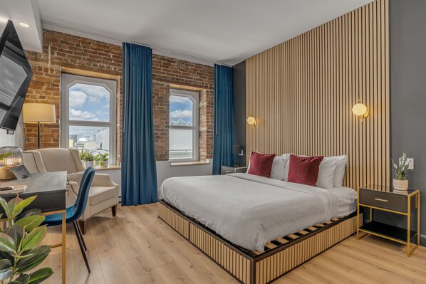 1 bedroom, iron/ironing board, WiFi, bed sheets - Initial | Polo | Downtown (Québec City)