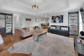 TV connectée, cheminée