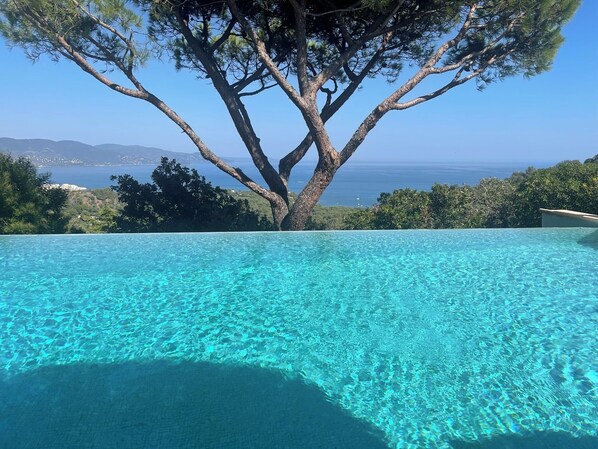Una piscina riscaldata