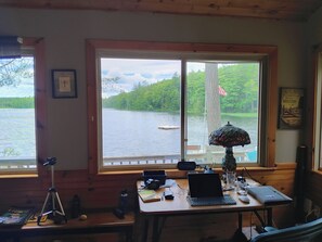 Interior - Vasha is a cozy pet-friendly lake house for relaxing in a secluded location. (Pittsfield)