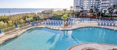 Indoor pool, a heated pool