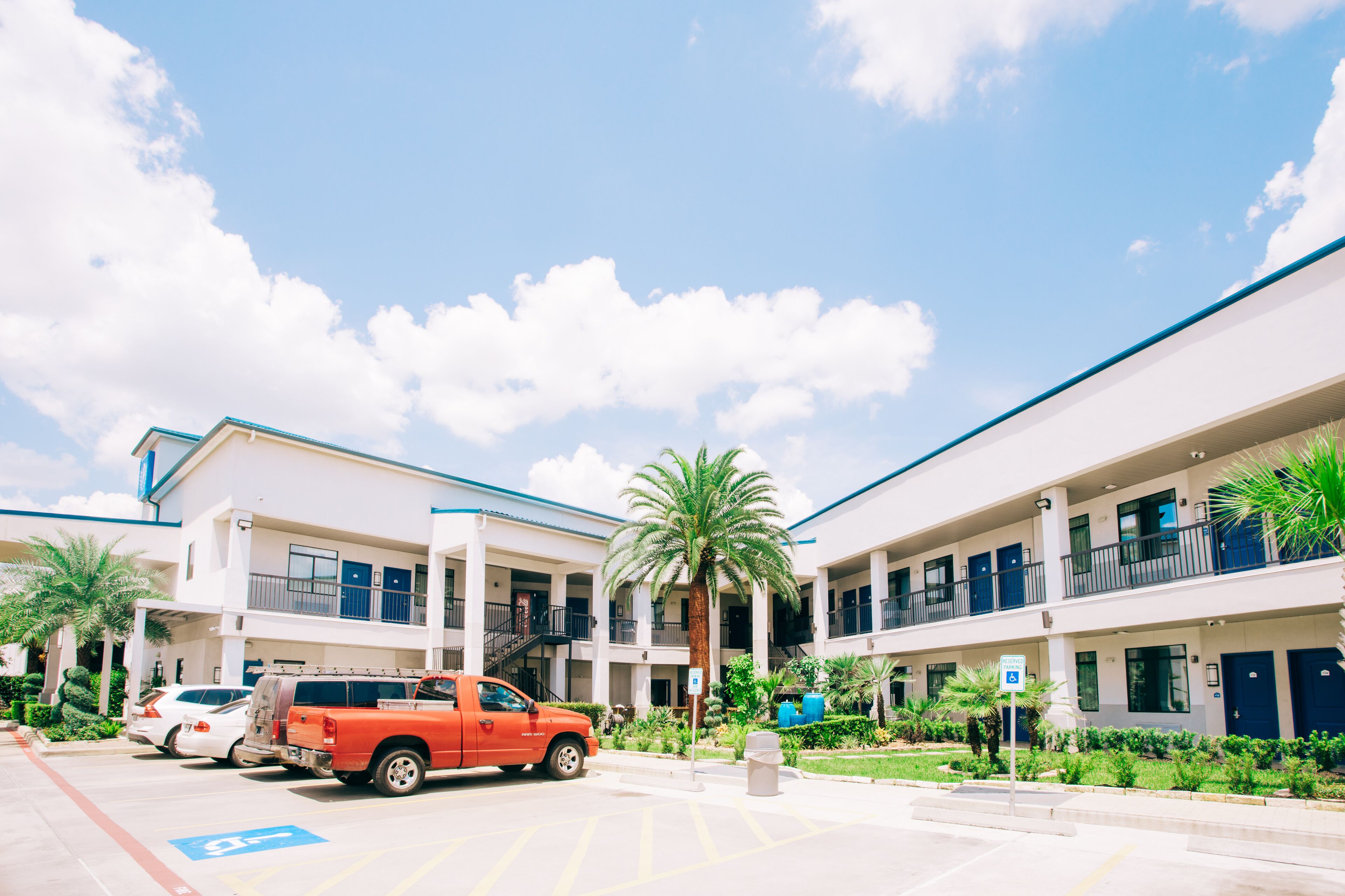 Majoituspaikan julkisivu