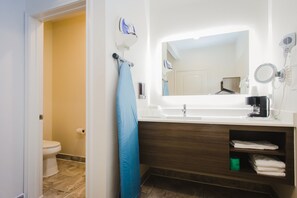 Family Room | Bathroom | Free toiletries, hair dryer, towels, soap - Palace Inn Blue I-45 & College Ave (Houston)