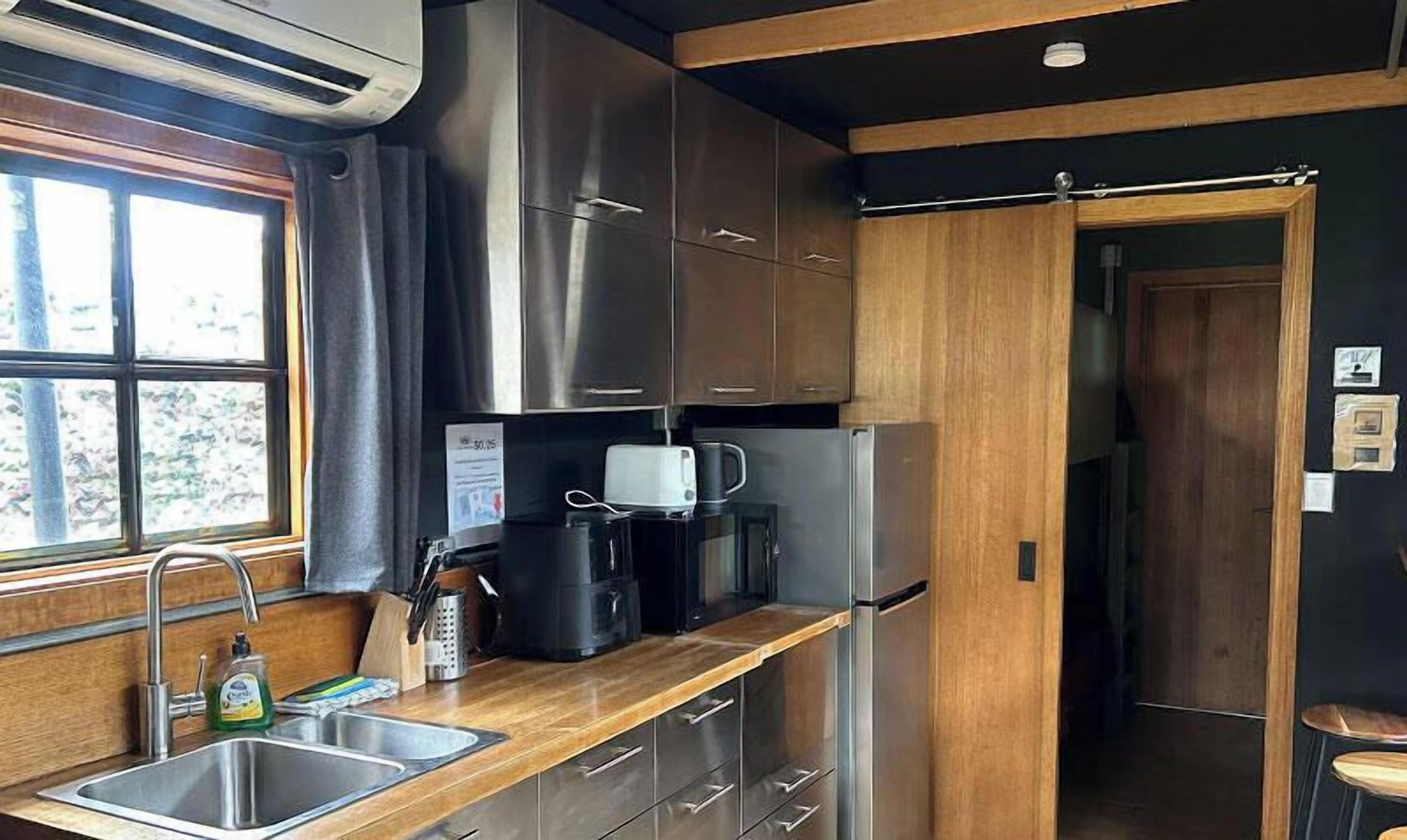 Signature Cabin, 2 Bedrooms | Private kitchen | Mini-fridge