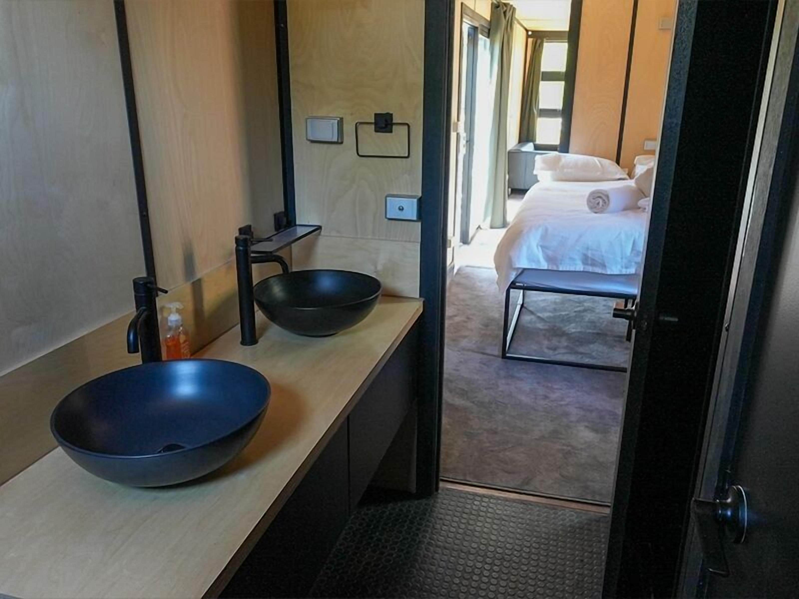 Cabaña Prestigio, 1 cama Queen size | Ropa de cama 