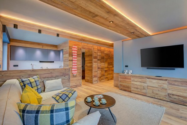 21-inch flat-screen TV with digital channels - Simona Luxury Apartment few steps from sk (Sestriere)