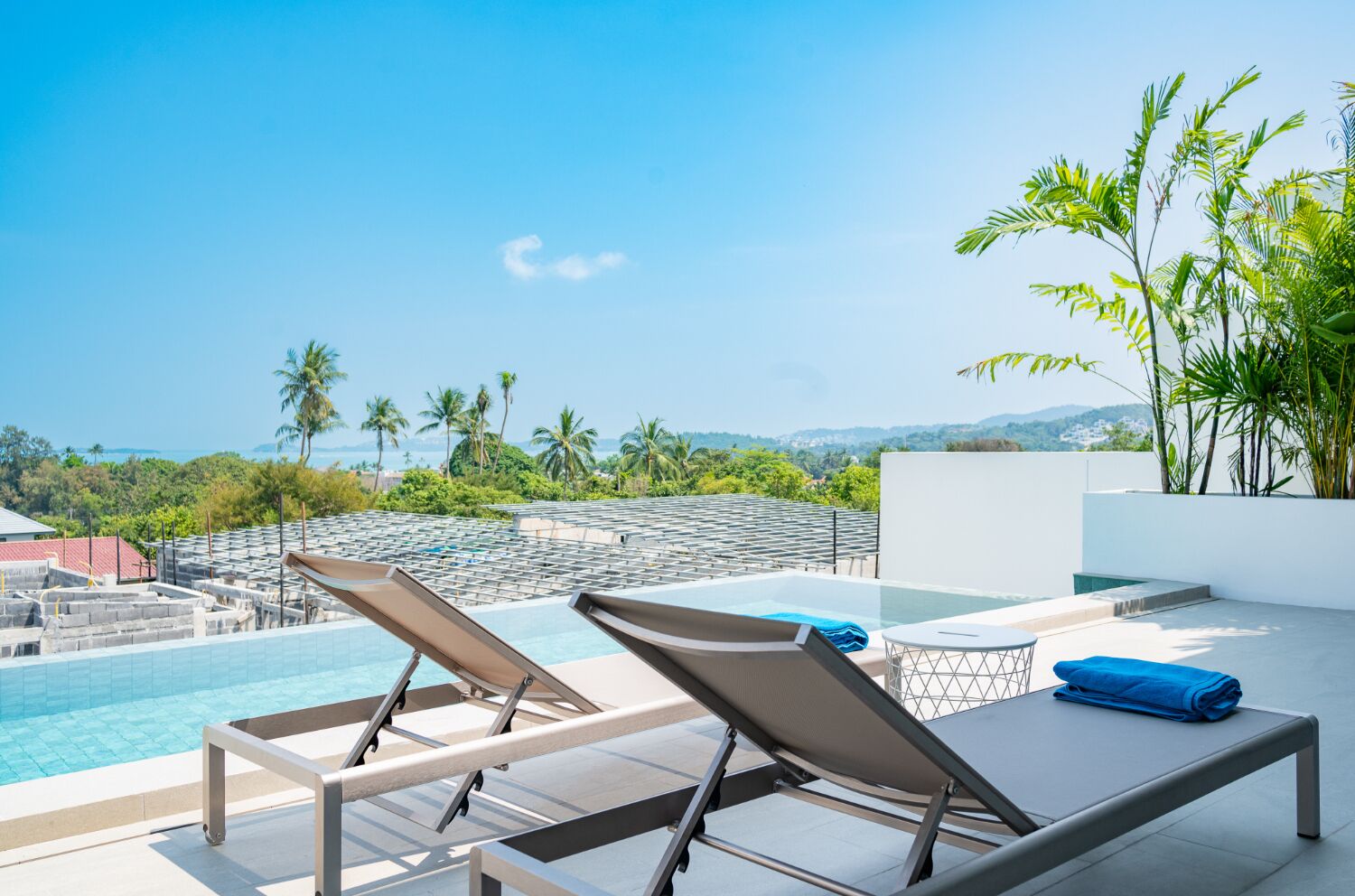 Udsigt fra overnatningsstedet