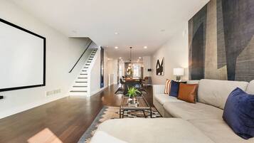 Smart TV, estéreo y oficina