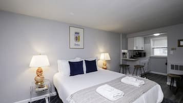 1 bedroom, iron/ironing board, travel crib, free WiFi