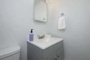 Hair dryer, towels