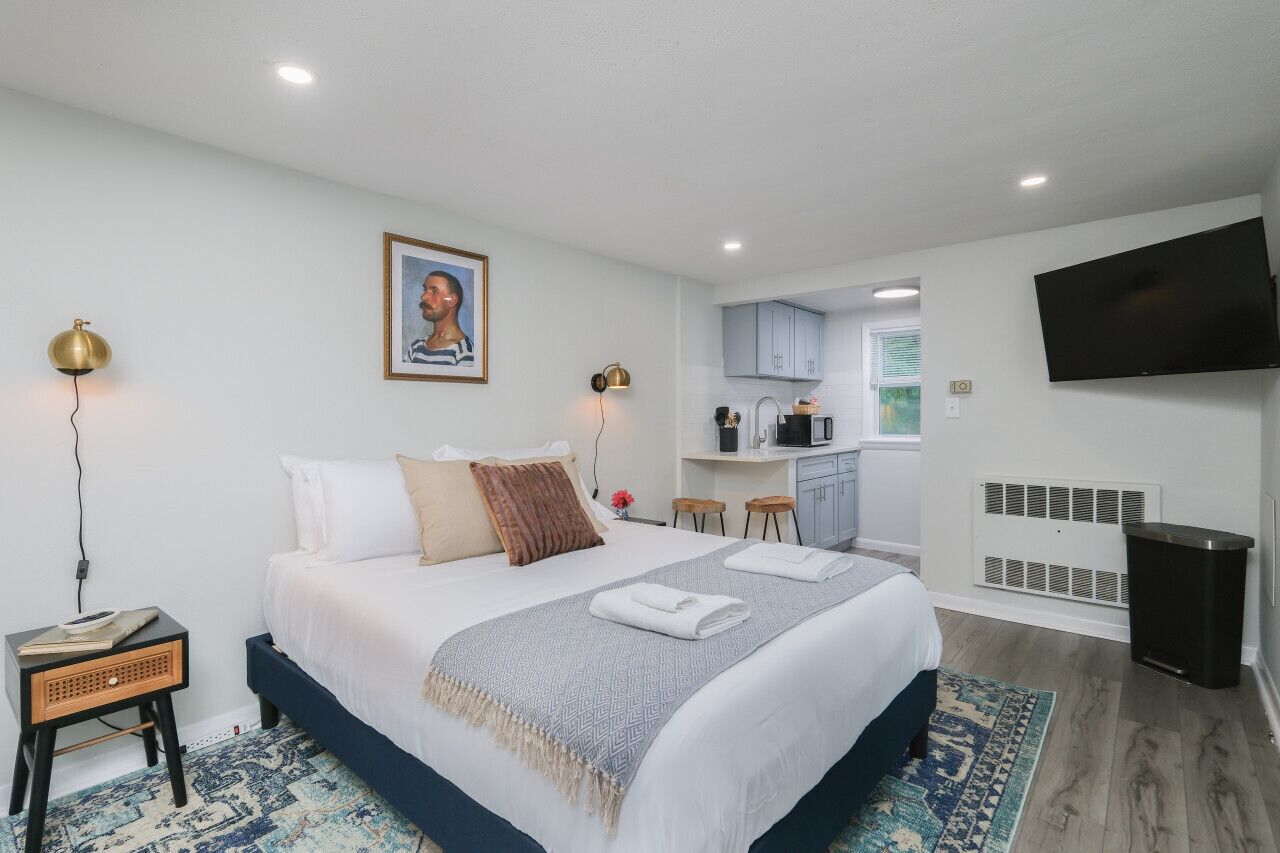 1 chambre, fer et planche à repasser, lit parapluie, Wi-Fi gratuit