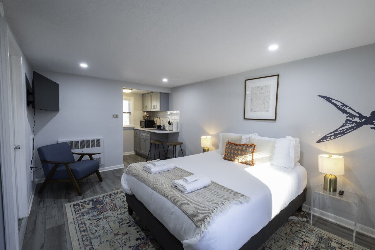 1 chambre, fer et planche à repasser, lit parapluie, Wi-Fi gratuit