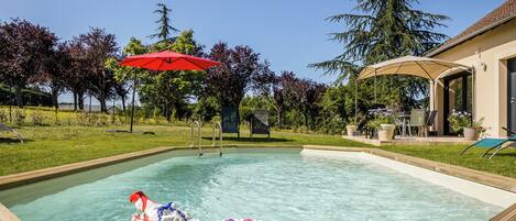Una piscina climatizada