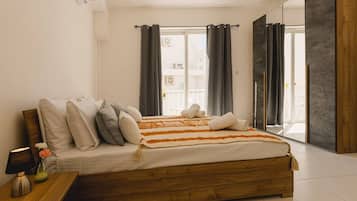 1 soveværelse, skrivebord, strygejern/strygebræt, Wi-Fi