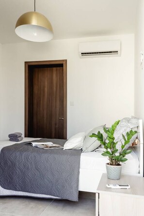 2 bedrooms, desk, iron/ironing board, WiFi